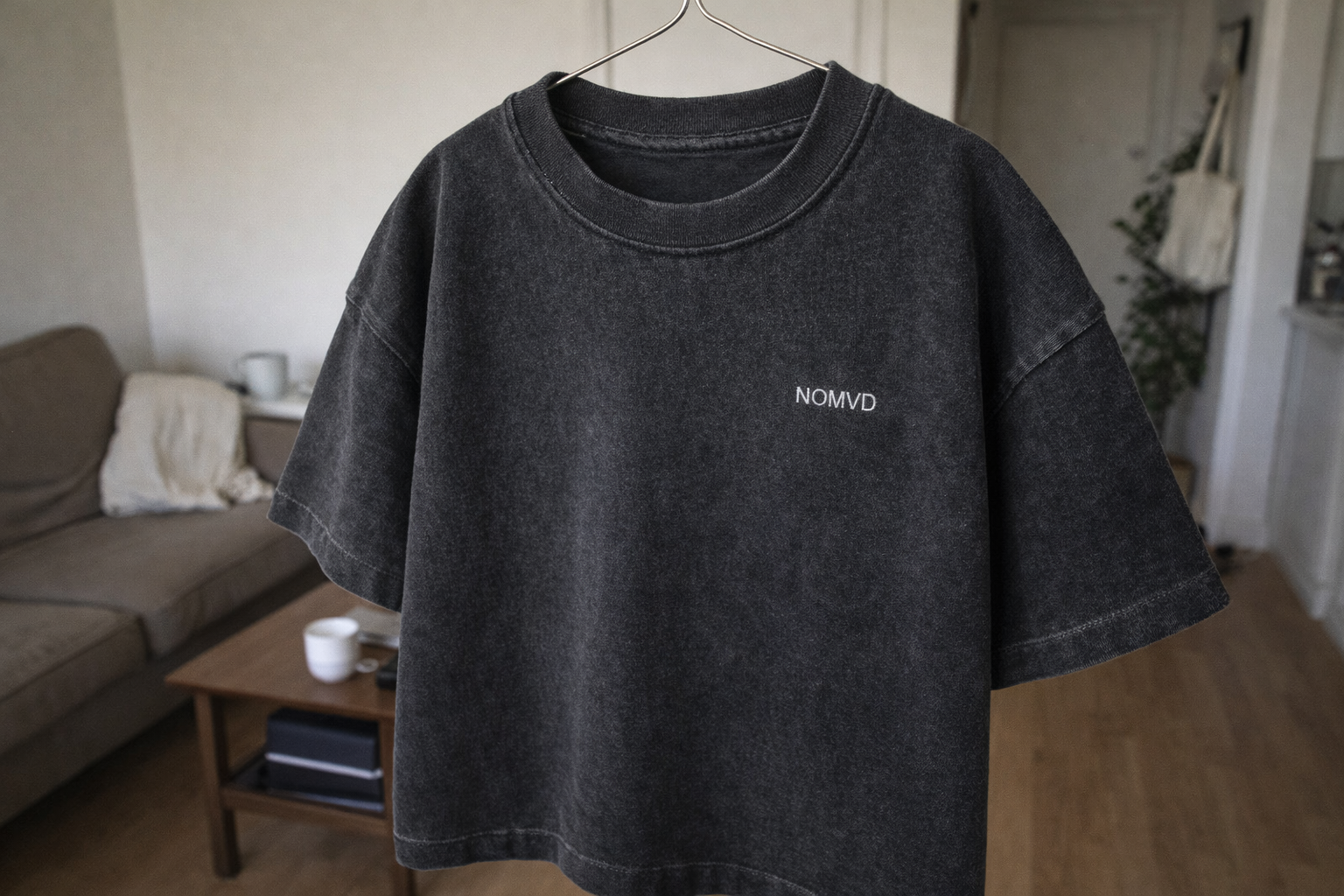 Nomvd Black Washed Tee