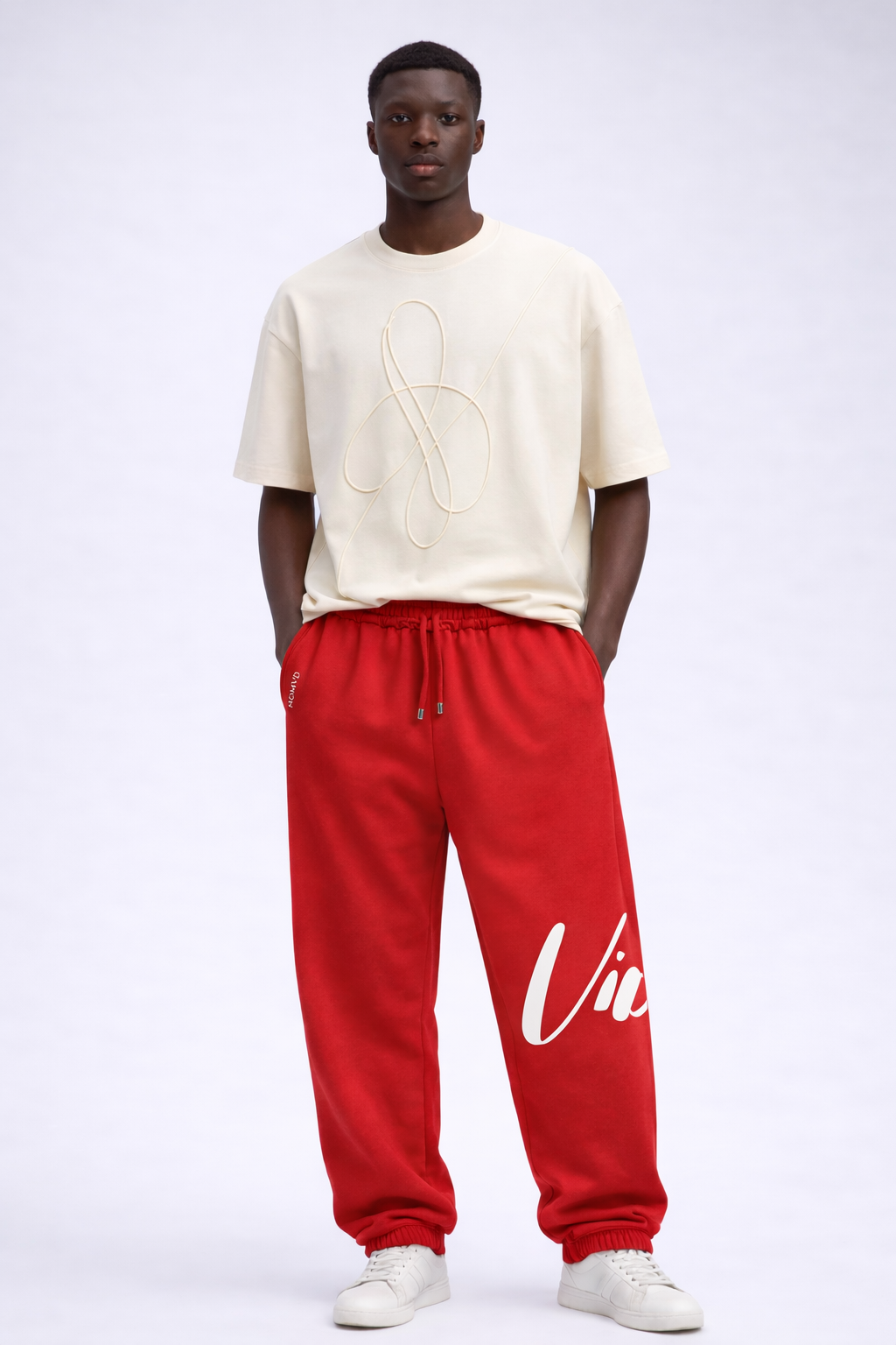 Vibes Red jogger